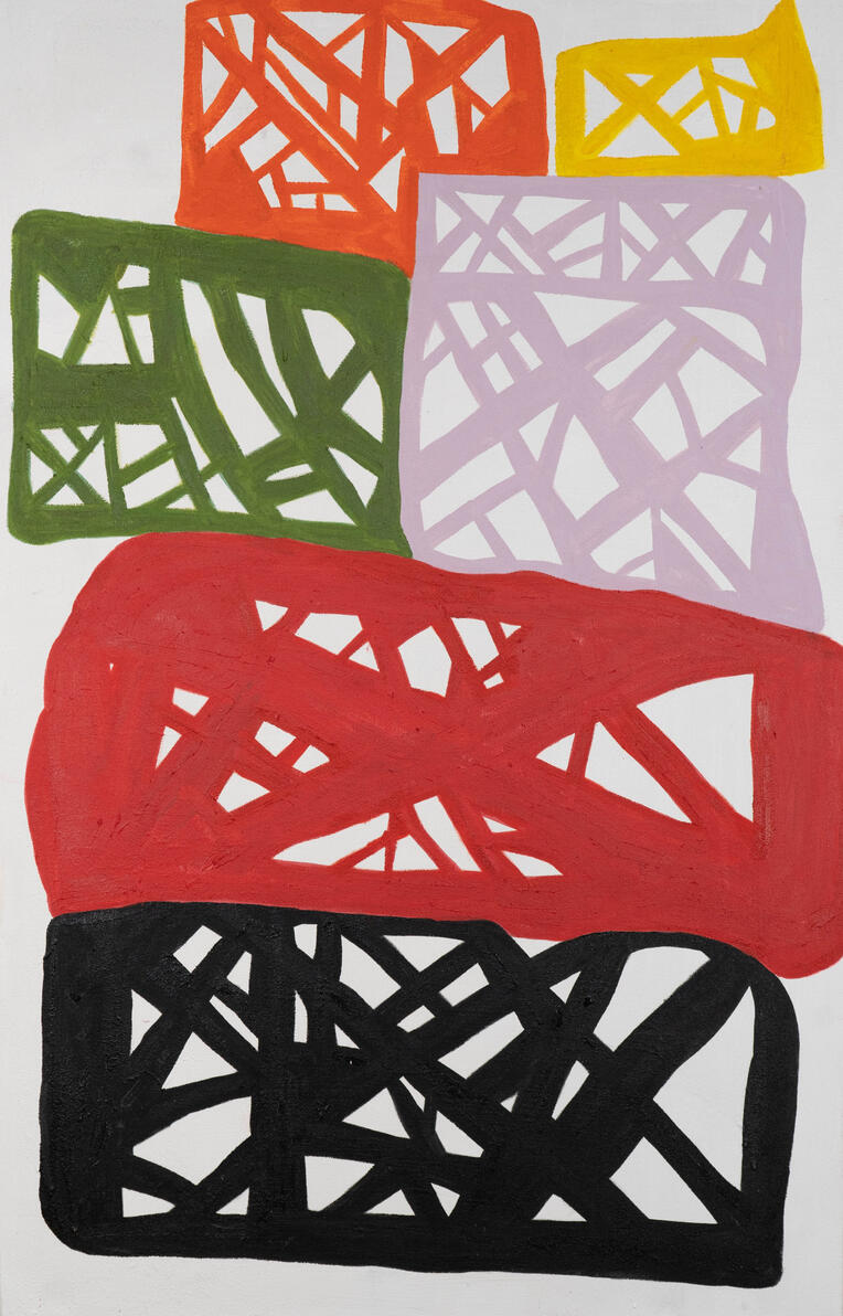 &quot;Untitled&quot; Oil and sand on canvas