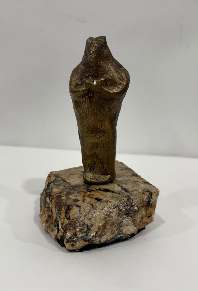 "La Chant Du Cydne" Cast bronze and Granite 4" x 4" x 6" 2018-2019