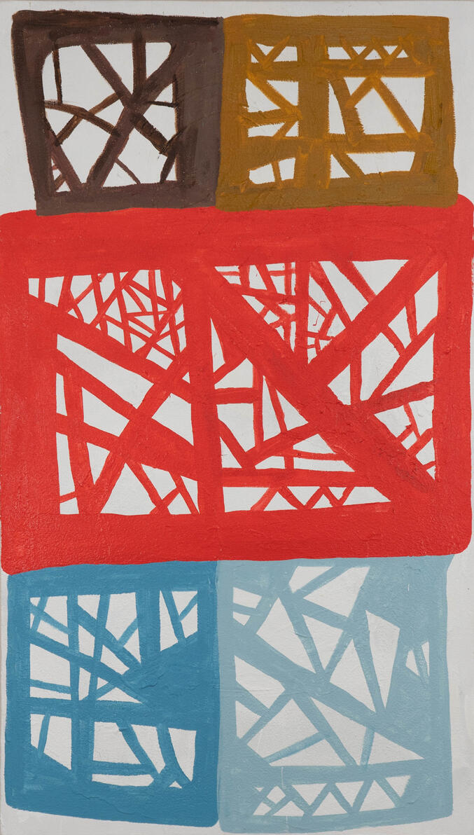 "Untitled" Oil and sand on canvas